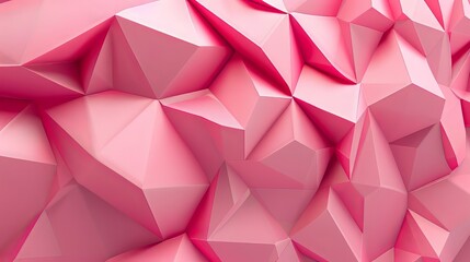 Obraz premium Pink Geometryc Triangle Abstract Shape