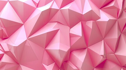 Fototapeta premium Pink Geometryc Triangle Abstract Shape