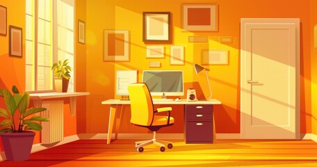 Warm Hues of Productive Space
