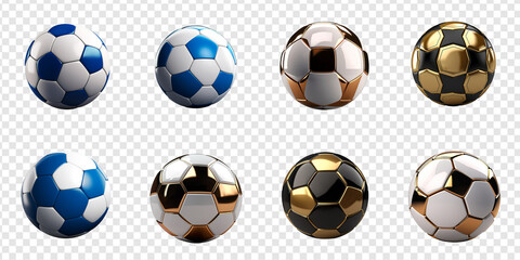Elegant soccer ball png collection