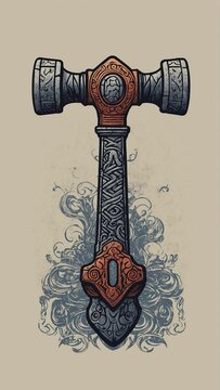 Viking hammer Othala