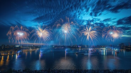 Explosions of Grandeur: Capturing the Awe-inspiring Beauty of Fourth of July Fireworks on Independence Day