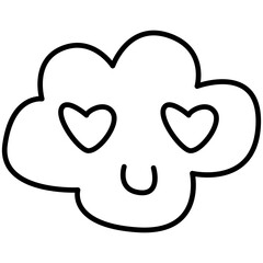 Loving Cloud Icon