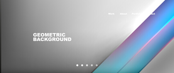 a geometric background with a gray and blue gradient . High quality