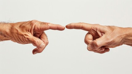 The thumbs and index fingers are the most prominent digits working together to manipulate and...