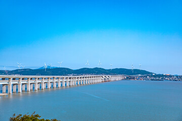 Pingtan Island, Fuzhou City, Fujian Province-Seascape under a clear blue sky