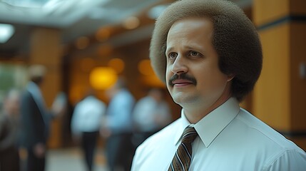 A business executive deep in thought - contemplative - thinking about his day - planning and preparing 