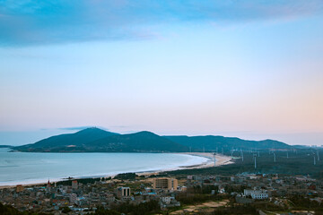 Pingtan Island, Fuzhou City, Fujian Province-fishing port and fishing village scenery