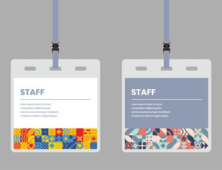 company business cards and staff positions