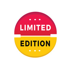 Limited edition sticker icon modern style. Banner design for business, advertising, promotion. Vector label design.
