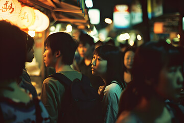 Obraz premium  a Taiwanese night market