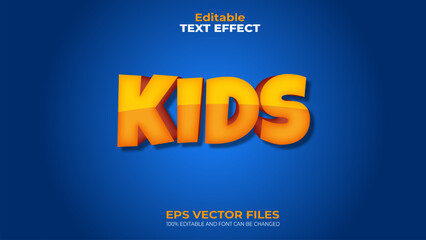 Text Effect Editable Vector EPS