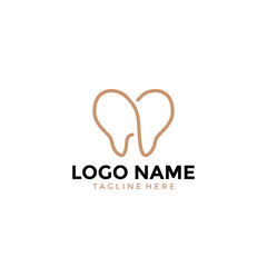 Dental Luxury Logo Vector Design Template 4