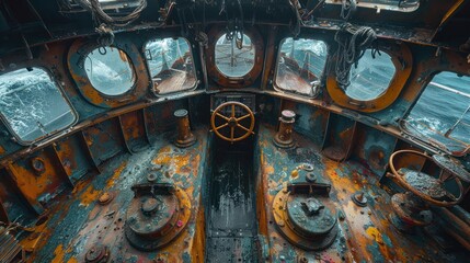 War ship wheelhouse