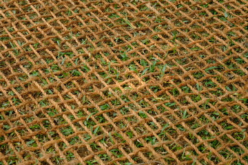 aring sabut kelapa, coconut coir net. made of woven coconut coir rope. This net is useful for mine...