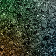 Abstract iridescent grunge texture background image.