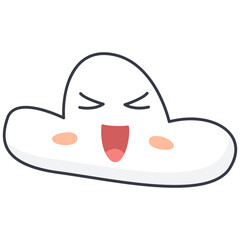 Laughing Cloud Icon