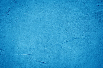 Texture blue stucco wall background