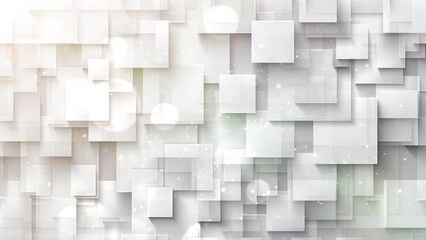 silver color square pattern on banner with shadow. seamless looping overlay 4k virtual video animation background