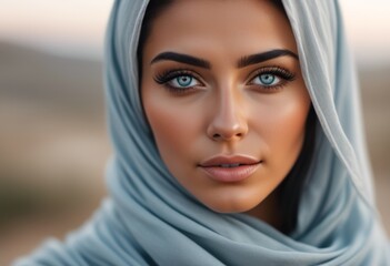 A Portrait Of Breathtakingly Gorgeous, Exotic, Beautiful Woman.

