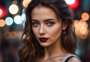 A Portrait Of Breathtakingly Gorgeous, Exotic, Beautiful Woman.
