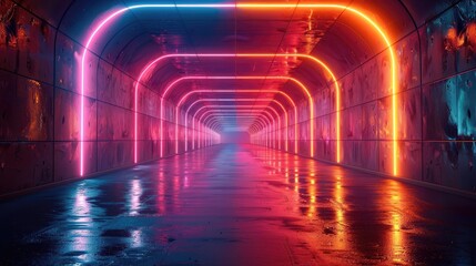 Neon backgrounds that push the boundaries of what's possible. stock image - obrazy, fototapety, plakaty