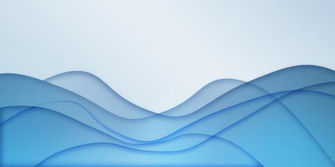 3D paint, summer background, water - wave,  ripple ocean - sea,  cool clean fresh breeze,  blue liquid oil
