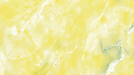 An ultra HD image of a lemon yellow marble texture with bright white and soft green veins, bringing a cheerful and sunny disposition.