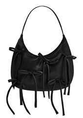 black bag with lace