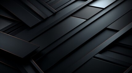 Dark-toned 3D diagonal tech lines, minimalist design