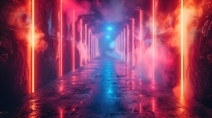 Neon backgrounds for video games or virtual reality experiences.,art photo