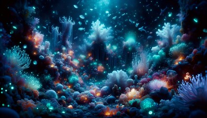 Fototapeta premium a space image using some of the words you provided:A fantasy universe filled with fractal nebulae and bursts of starlight