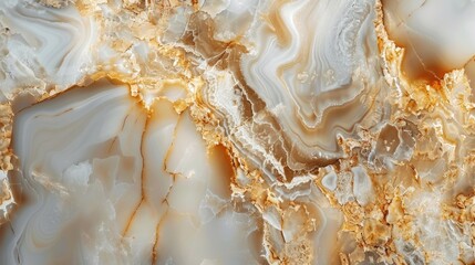 Sunset Vein Elegance: Warm Hues Infusing Life into Luxurious Marble Textures