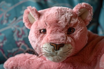 Naklejka premium Soft pink panther