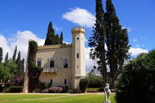 Queen Amalia&rsquo;s Tower, an old, 19th century, monument of Athens, Greece