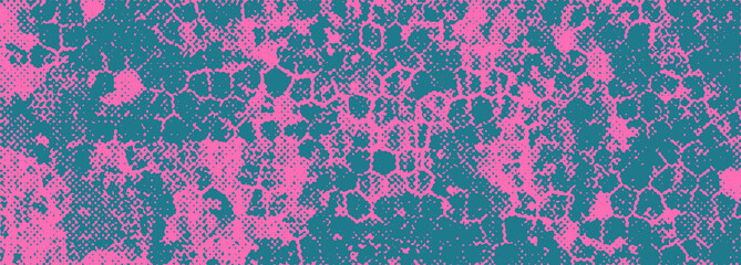 Fototapeta premium Abstract halftone grunge texture background image.