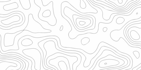 Black and white lines seamless Topographic map patterns, topography line map. Vintage outdoors style. The stylized height of the topographic map contour in lines and contours isolated on transparent.