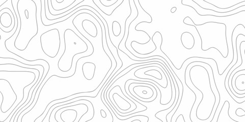 Black and white lines seamless Topographic map patterns, topography line map. Vintage outdoors style. The stylized height of the topographic map contour in lines and contours isolated on transparent.
