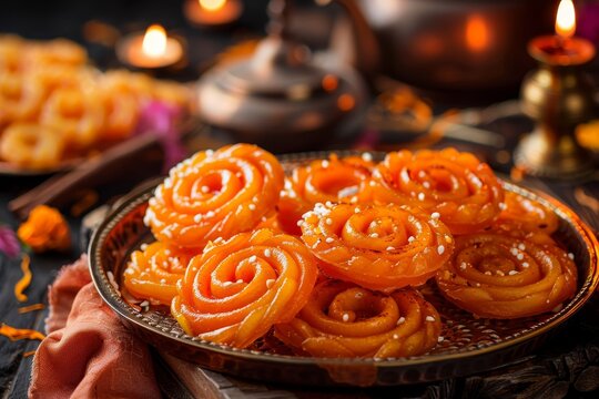Traditional Indian sweets and desserts for various festivals in India