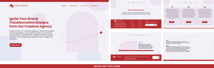 business website template design