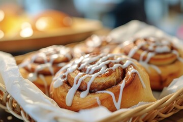 Homemade fresh Cinnamon rolls or buns