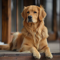 Pictures of the beauty of golden retrievers (coat care, beauty)