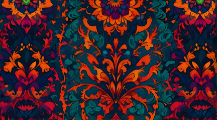 seamless pattern with flowers