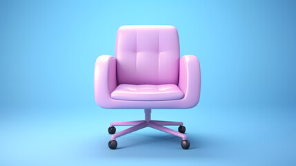 Obraz premium Chair office icon 3d