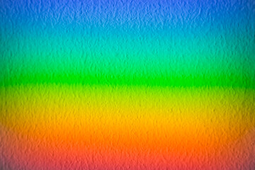 Beautiful spectral gradient of sunlight on the wall.