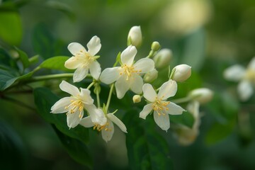 Fototapeta premium Lucky bird flower