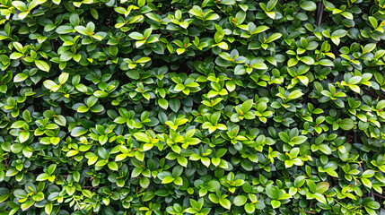 green bush leaf background with light and shade High quality