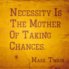 taking chances Twain