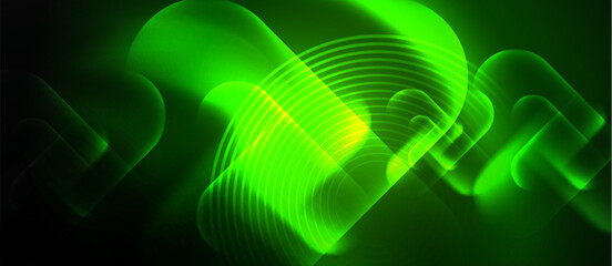 An electric blue neon light illuminates a terrestrial plant in a closeup shot, creating a captivating visual effect on a black background