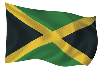ジャマイカ　国　旗　世界　アイコン